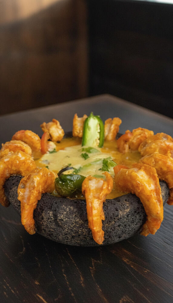 SHRIMP MOLCAJETE