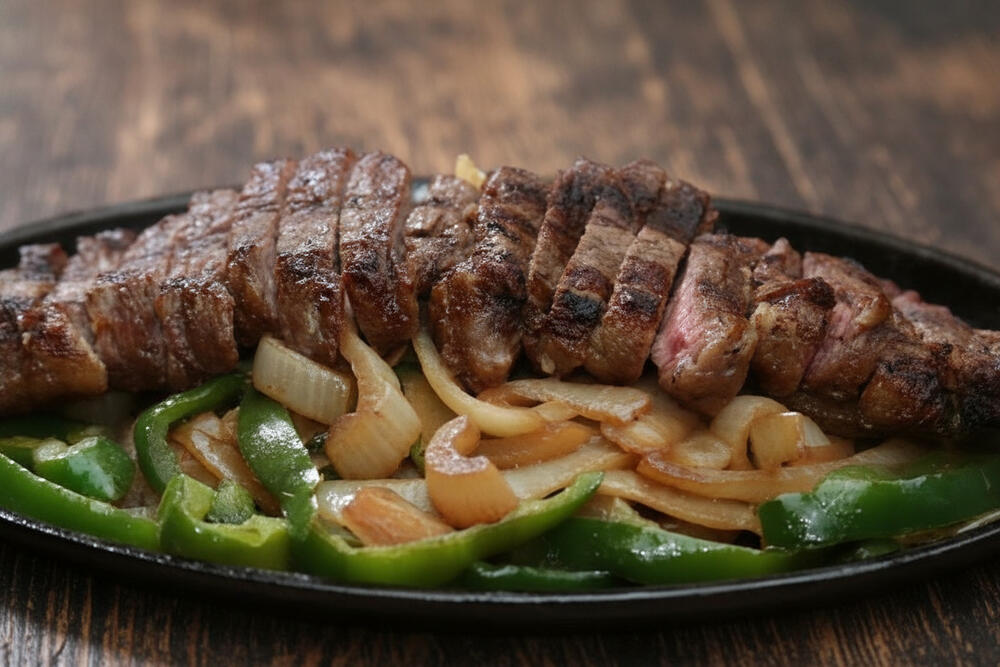 LUNCH-BEEF FAJITAS.