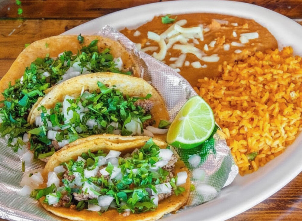 DINNER-TACO PLATE 