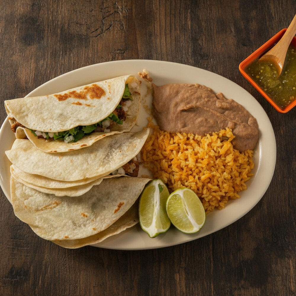 LUNCH-TACO PLATE HARINA